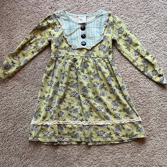 Matilda Jane Green Dress Size Green/Blue Matilda Jane LS Dress OodlesCB Matilda Jane Green Dress Size Green/Blue Matilda Jane LS Dress OodlesCB